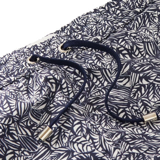 Sunspel Swim Shorts Navy Tropics Print