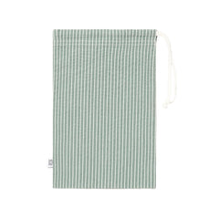 Sunspel Textured Stripe Swimshort Bright Green / White Seersucker Pinstripe