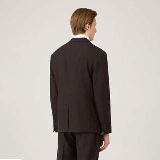 Sunspel Textured Wool Blazer Truffle - Parasol Store