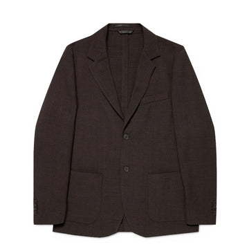 Sunspel Textured Wool Blazer Truffle - Parasol Store
