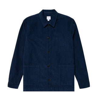 Sunspel Twin Pocket Jacket Ink Blue