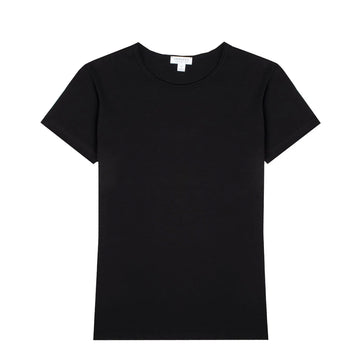 Sunspel Womens Classic T-Shirt Black