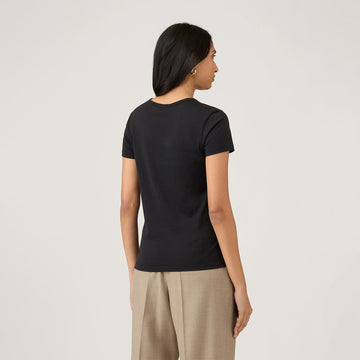 Sunspel Womens Classic T-Shirt Black