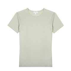 Sunspel Womens Classic T-Shirt Pistachio - Parasol Store