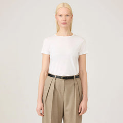 Sunspel Womens Classic T-Shirt White - Parasol Store