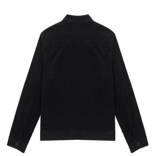 Sunspel Womens Corduroy Boxy Jacket Black - Parasol Store