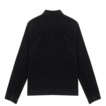 Sunspel Womens Corduroy Boxy Jacket Black - Parasol Store