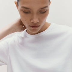Sunspel Womens Everyday L/S T-Shirt White