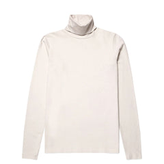 Sunspel Womens L/S Roll Neck Top Ecru - Parasol Store