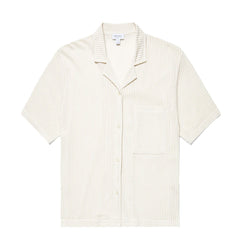 Sunspel Womens Lace Mesh Shirt Ecru - Parasol Store