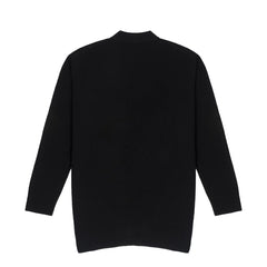 Sunspel Womens Lambswool Cardigan Black - Parasol Store