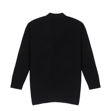 Sunspel Womens Lambswool Cardigan Black - Parasol Store