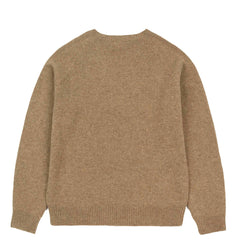 Sunspel Womens Lambswool Crew Mink - Parasol Store