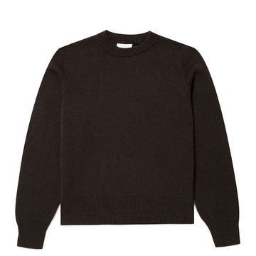 Sunspel Womens Lambswool Crew Neck Jumper Truffle