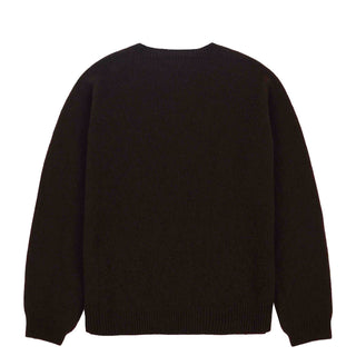 Sunspel Womens Lambswool Crew Truffle