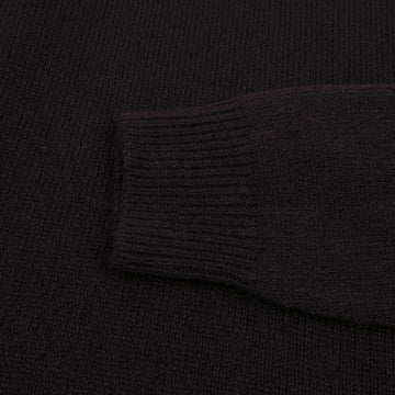 Sunspel Womens Lambswool Crew Truffle