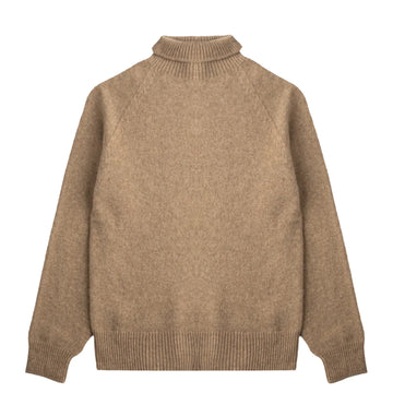 Sunspel Womens Lambswool Funnel Mink