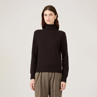 Sunspel Womens Lambswool Funnel Truffle - Parasol Store