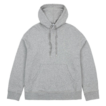 Sunspel Womens Loopback Hoody Grey Melange