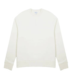 Sunspel Womens Loopback Sweatshirt Archive White - Parasol Store