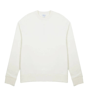 Sunspel Womens Loopback Sweatshirt Archive White - Parasol Store