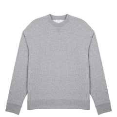 Sunspel Womens Loopback Sweatshirt Grey Melange - Parasol Store