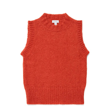 Sunspel Womens Mohair Silk Vest Magma - Parasol Store