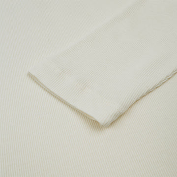 Sunspel Womens Rib L/S Roll Neck Ecru