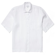 Sunspel Womens S/S Shirt White Sunspel