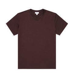 Sunspel Womens S/S Boy Fit T-Shirt Truffle - Parasol Store