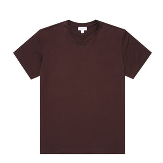 Sunspel Womens S/S Boy Fit T-Shirt Truffle - Parasol Store