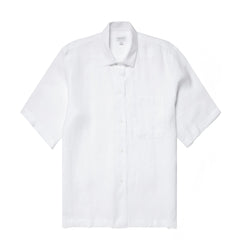Sunspel Womens S/S Shirt White - Parasol Store