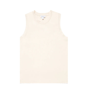 Sunspel Womens Tank T-Shirt Undyed - Parasol Store