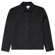 Sunspel Womens Twin Pocket Jacket Black Sunspel