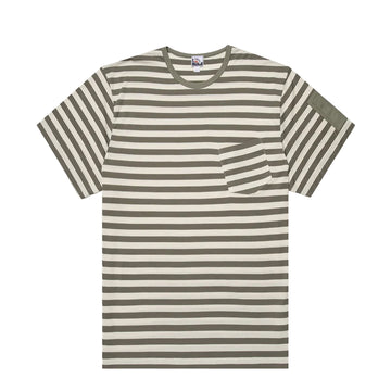 Sunspel X Nigel Cabourn T-Shirt Army Green / Stone White