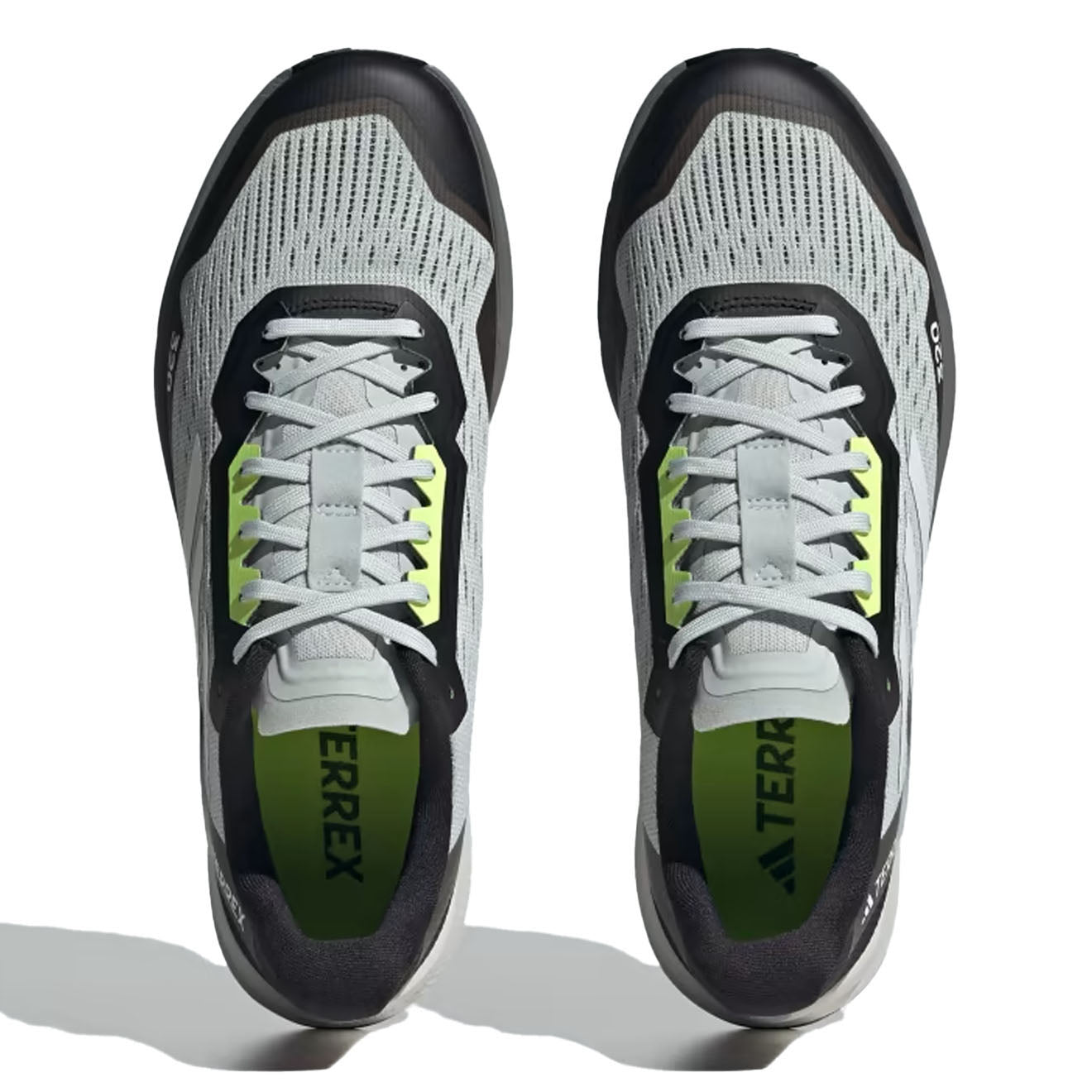 Adidas Terrex Agravic Flow 2.0 Trail Running Shoes Wonder Silver / Crystal White / Lucid Lemon Adidas Terrex