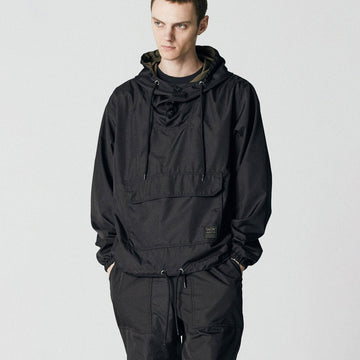 Taion Military Reversible Anorak Black - Parasol Store
