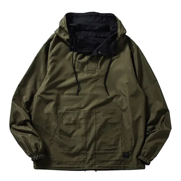Taion Military Reversible Anorak Black - Parasol Store