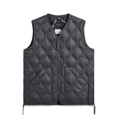 Taion Military V-Neck W-Zip Down Vest Soft Shell Dark Navy - Parasol Store