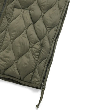 Taion Military V-Neck W-Zip Down Vest Soft Shell Olive