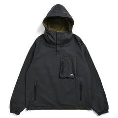 Taion Mountain Non Down Reversible Hooded Jacket Dark Olive / Dark Navy - Parasol Store