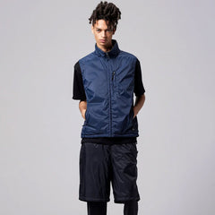 Taion Mountain Reversible Mesh Vest Dark Olive / Dark Navy - Parasol Store