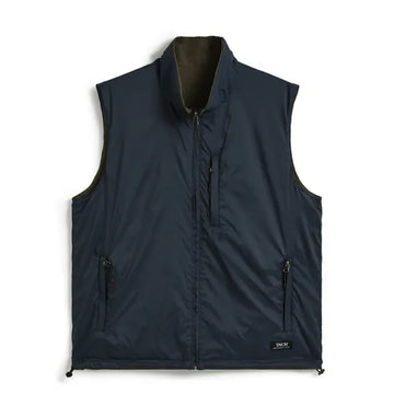 Taion Mountain Reversible Mesh Vest Dark Olive / Dark Navy - Parasol Store