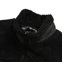 Taion Mountain W-Zip Boa Hi Neck Jacket Black / Black - Parasol Store