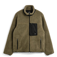 Taion Mountain W-Zip Boa Hi Neck Jacket Dark Beige / Black - Parasol Store