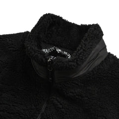 Taion Mountain W-Zip Boa Hi Neck Vest Black / Black - Parasol Store