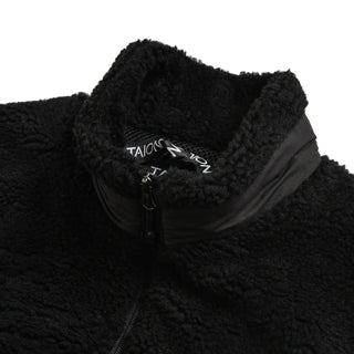 Taion Mountain W-Zip Boa Hi Neck Vest Black / Black