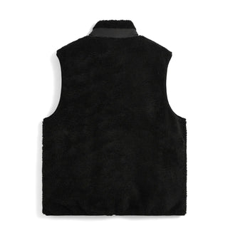 Taion Mountain W-Zip Boa Hi Neck Vest Black / Black