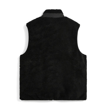 Taion Mountain W-Zip Boa Hi Neck Vest Black / Black