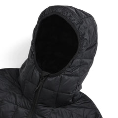 Taion Mountain W-Zip Pull-Over Light Down Hoodie Black - Parasol Store